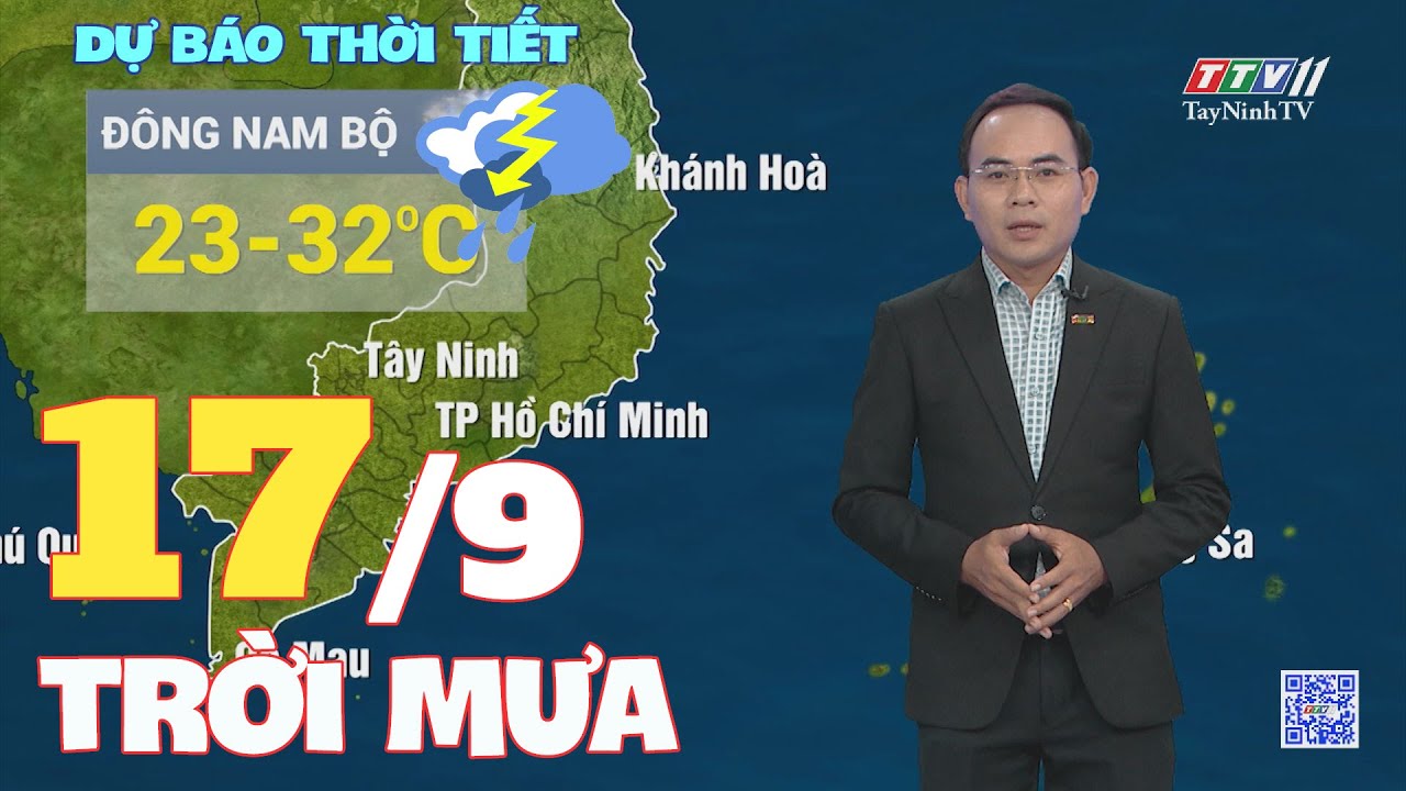 Bản tin thời tiết 17-9-2024 | TayNinhTVENT